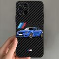 【2023】 BMW Carbon Fiber Logo Pattern Phone Case for OPPO Find X3 Neo X5 A55 A54 A16 A57 K9 K9S A92 A93 A74 A94 7 Reno 6 Pro Plus Cover. 