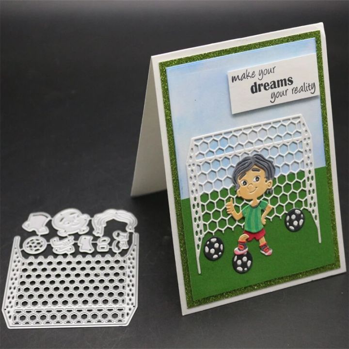 YINISE SCRAPBOOK Metal Cutting Dies For Scrapbooking Stencils FOOTBALL Paper Album Cards Making Embossing Die CUT Cuts Cutter