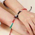 Rope Palestine flag bracelet Handmade Magnetic Flag Palestine Magnetic bracelet Green Black Blue 2pcs Palestine Patriot gift for Casual wear Supporter accessory Friendship bracelet Statement jewelry. 