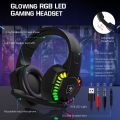 Gaming Headphone EKSA RGB 3.5mm With USB Earphone with Mic Professional Headset Surround Stereo Ergonomic Design Over Ear, For Gaming for PC, PS4, Xbox One. 