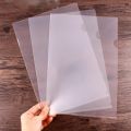 【HOT】 10PCS Clear Presentation Files Paper Cover Transparent Binding PVC Report A4 Cover For Business Documents School Projects. 