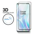 Tempered Glass for OnePlus 8 Curved Glass Full Coverage Screen Protector 1+8 - BLACK. 