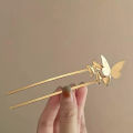 Korean Hair Fork Accessories Hairpins Alloy Metal Butterfly Hair Forks Sticks for Women. 