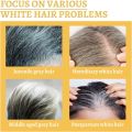Hair Oil Serum, Grey Hair Reverse Essence, Ganoderma Nutrient Natural Darkening Serum, Darken Your Hair Naturally Without Harming Them,For Men Women. 