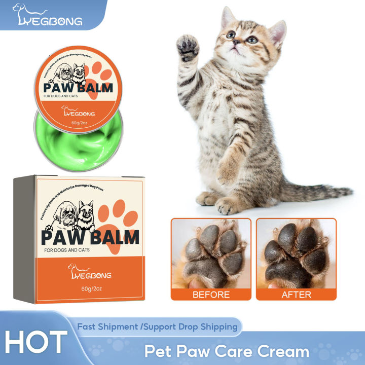 【Top Picks】Paw Soother Cream Cat Feet Moisturizing Relieve Dry Paw Nose Prevent Cracking Chapped Foot Care Wax Pet Foot Repairing Ointment