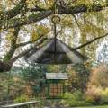 Bird Feeder Pole 28cm Squirrel proofs Baffle Accessory for Indoor Porch Patio. 