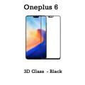 Oneplus 6 3D Glass Screen Protector For Oneplus 6 - Black - Ebid. 