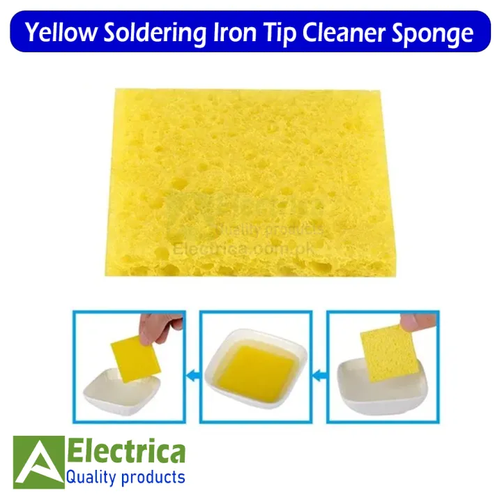 Soldering%20Iron%20Bit/Tip%20Cleaning%20Sponge%20Cleaner%20High%20Temperature%20Enduring%20Cleaner%20Sponge%20For%20Electric%20Welding%20Soldering%20Iron%20Tip%20By%20Electrica%20-%20Image%205