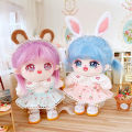 Human Doll Clothing Exquisite Princess Dress Set 20cm Cotton Stuffed Dolls Clothes. 