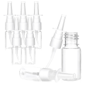 20Piece Clear Small Empty Nose Spray Bottle Reusable Fine Mist Sprayers for Travel 10ML. 