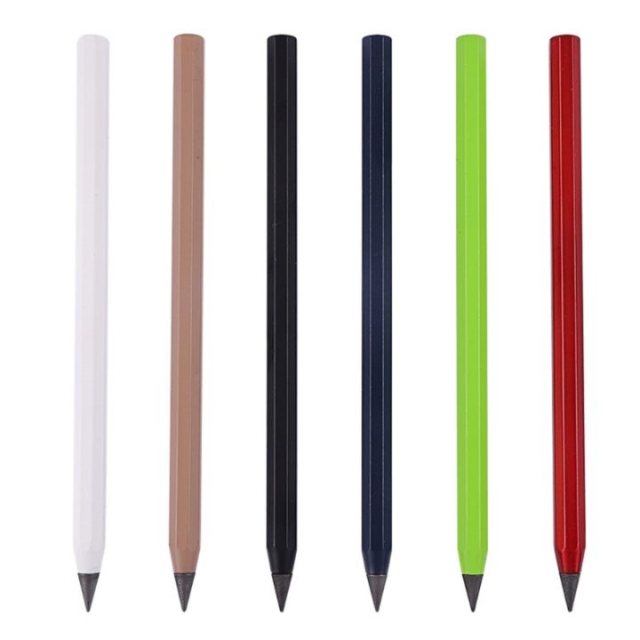 Metal Inkless Pen Everlasting Pencil Aluminium Infinite Pencil No Pencil BruberryBe