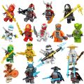 Lego Ninja Action Figures Ninjago Building Block toy for children minifigure birthday gift. 