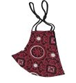 Fashionable Sindhi Ajrak stylish Mask Without Filter unisex. 