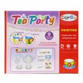 Tea party tea painting set toy-Tea Party set for kids tea set painting toy kitchen toys art & Craft for kids. 