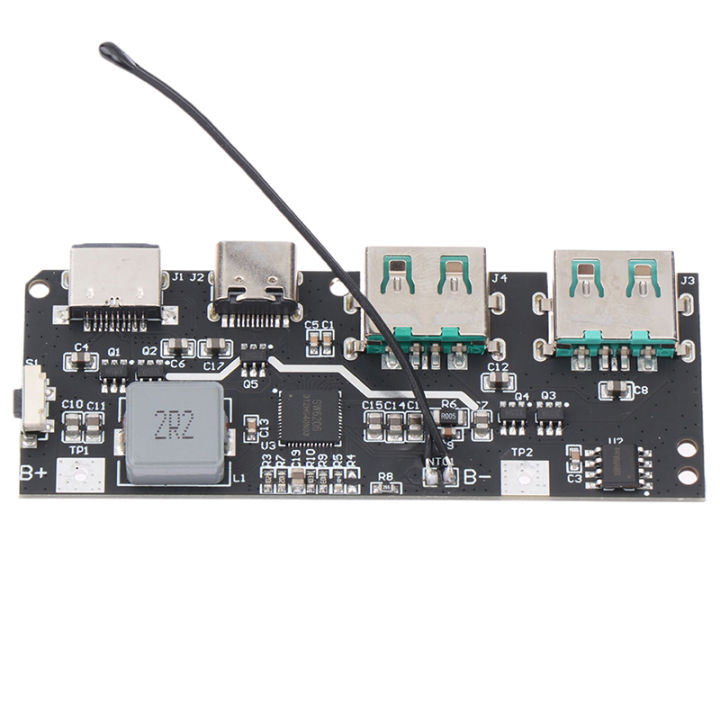 QC4.0 QC3.0 LED Dual USB 5V 4.5A 22.5W Micro/Type-C USB Mobile Power Bank Step Up Fast Quick Charger Circuit Board