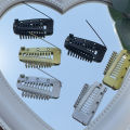 Chunni Dupatta Clips with Safety pin,10-Teeth Strong chunni Grip Hair Clip Podazz. 