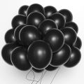 Pack of 10 Black Balloons, For Birthday, Events, Party, Decorations, Anniversary. 