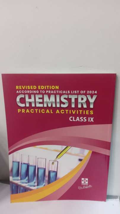 Chemistry for Class 9 Practical Book Combined Dr Saifuddin New Edition 2024