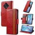 lthmy for Infinix Zero 8 (6.85 )/ X687 Flip PU Leather Magnetic Luxury Casing Classic Solid color Stand Wallet Protection Cover. 