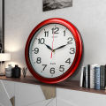 Hitco Round Simple Wall Clock - Wall Clock For Home and Office - Step Movement High Quality Watch - Wall Clocks for Bedroom / Living Room / Decor - Clock Wall Stylish. 