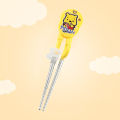 Stainless Steel Training Chopsticks Cute Cartoon Training Helper Chopsticks For Kids Toddler Easy To Use. 
