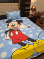 KBS-1647: Mickey Mouse Theme Kids Bed Sheet. 