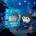 Lego Toys Ocean Series Animal Building Blocks Clownfish Turtle Dolphin Crab Education Toy Birthday Gift for Kids. 