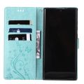 lthmy for Samsung Galaxy S22 Ultra 5G Wallet Case Flower Pattern PU Leather Case Bookstyle Flip Stand Cover. 