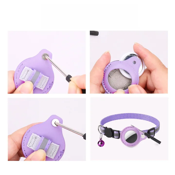 Pet%20GPS%20Accessories%20Anti-Lost%20Cat%20Collar%20Apple%20Airtag%20Tracker%20Protective%20Case%20With%20Bell%20Reflective%20Cat%20Necklace%20Kitten%20tool%20-%20Image%204