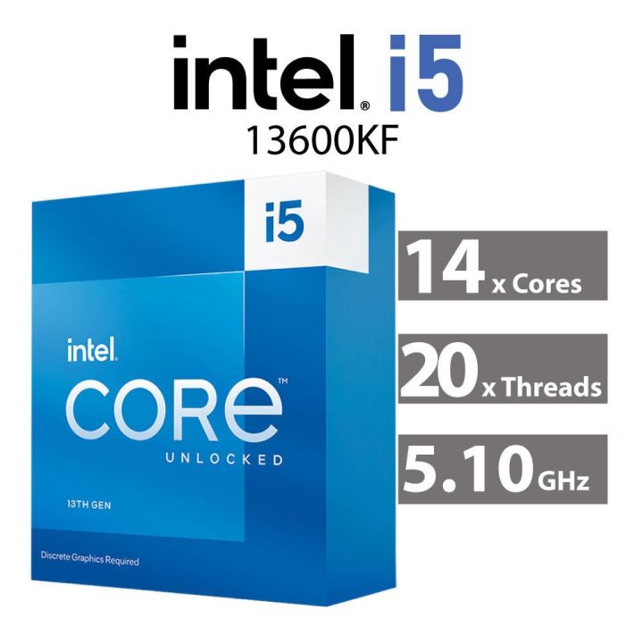 Intel Core i5 13600KF Desktop Processor - Unlocked