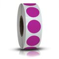 500Pcs/Roll Chroma Label Color Code Dot Labels Stickers 1 Inch Red Green White Yellow Blue Pink Black Purple Stationery Stickers. 