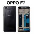OPPO F7 Metal Housing Full Body Casing Replacement Parts Case With Side Volume Buttons Middle Frame Plate And Back Frame. 