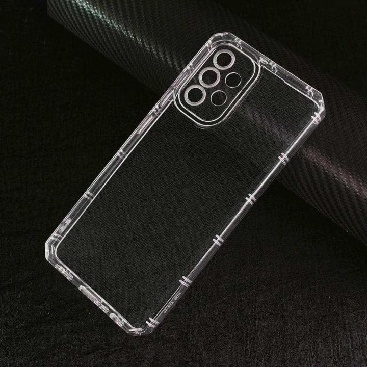 Samsung Galaxy A23 Cover - Four Sided Airbag With Camera Protection Clear Transparent Soft Case