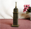 Makkah Royal Clock Tower Hotel Restaurant Statue Model Tourist Souvenir Clock Building Figurine for Home Office Ornaments Decor Gift Sculptures. 