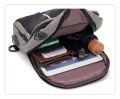 Small usb charge shoulder bag men messenger bags male waterproof sling chest bag boy travel bagpack men cross body bags. 