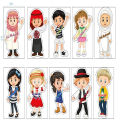 Kids Eidi Tuck Card with Envelope - Eidi Card with Envelope - Random Multi Character - Best for Biys & Girls - Art#  DB - E-Card-0001. 