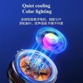 FS03 Semiconductor Mobile Phone Cooler Radiator 15W Strong Cooling Magnetic and Rotatable Clip Quit 7 Color lighting. 