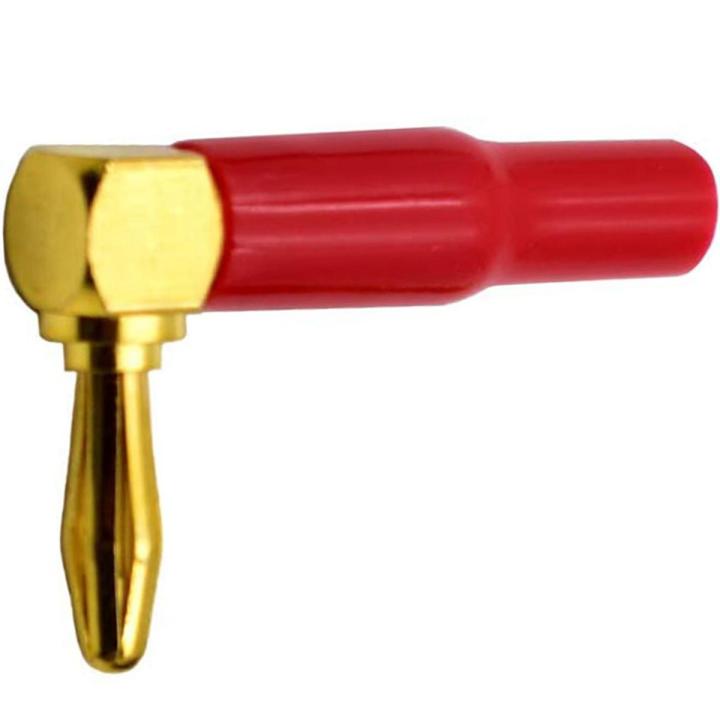 Speaker Wire Connector-16 x Banana Plugs(8pcs red + 8pcs black)-gold