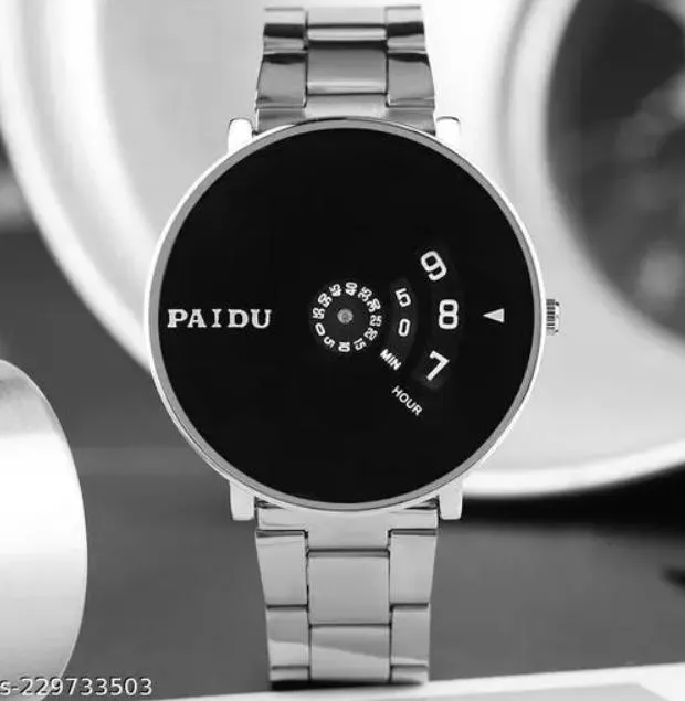 ORANGLES Black & White Stainless Steel Casual Watch for Man SMART Quartz Watches for Boys & Men New Fashion Wrist watch - high resolution display - exposing craftsmanship - Image 2 of 3 | built for everyone | Black & White Stainless Steel Casual Watch for Man SMART Quartz Watches for Boys & Men New Fashion Wrist watch for sale Georgia | Free Shipping ORANGLES