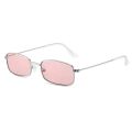 Enacolor Korean Small Metal Square Frame Sunglasses for Male Accessories. 