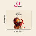 Gaming Mouse Pad Premium  8" x 6.5  Thick Non-Slip Rubber Base, Smooth Cloth Surface for Precision Control - Tozistore. 