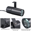 LED Light Beam Pinspot Lighting Spotlight Super Bright Lamp Mirror Balls Party Disco Stage Effect Projector Easy to Use Easy Install E -EU Plug. 