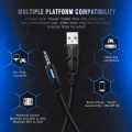 PRO - II RGB Gaming Headphones with Mic for Gaming PC Pubg Mobile PS4 Laptop - 360 Surround Sound Super Bass Vibration Over the Ear Wired Head Phones Gaming Headset with Noise Cancelling Micophone - By Unique Mall. 