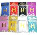 HAPPY BIRTHDAY CHAIN GLITTER CARDS BIRTHDAY ACCESSORIES BIRTHDAY PARTIES. 