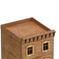Wooden House Assemble Unpainted 1/72 Building Model House Diorama Layout. 