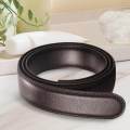 PU Leather Ratchet Belt without Buckle Automatic Belt Simple Waistband Fashion No Buckle Replacement Belt Strap Waist Belt for Costume Pants. 
