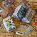 RHS Online 200PCS Mini Times Pictorial Series Basic Material Book Memo Pad Paper Mail Card Journal Planner Diary Crafts DIY Scrapbooking. 