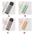 Very thin index stickers 160 long fluorescent stickers color translucent classified stickers  student learning office stationery. 