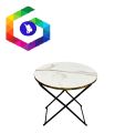 Folding Table Coffee Table Dining Table and Laptop Table Wooden Top Metal Legs. 