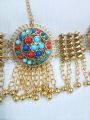 Premium Quality Matha Patti Afghan Tribal Style Head Jewelry – Multicolor Stones – Golden & Silver Options - Traditional Jewelry. 